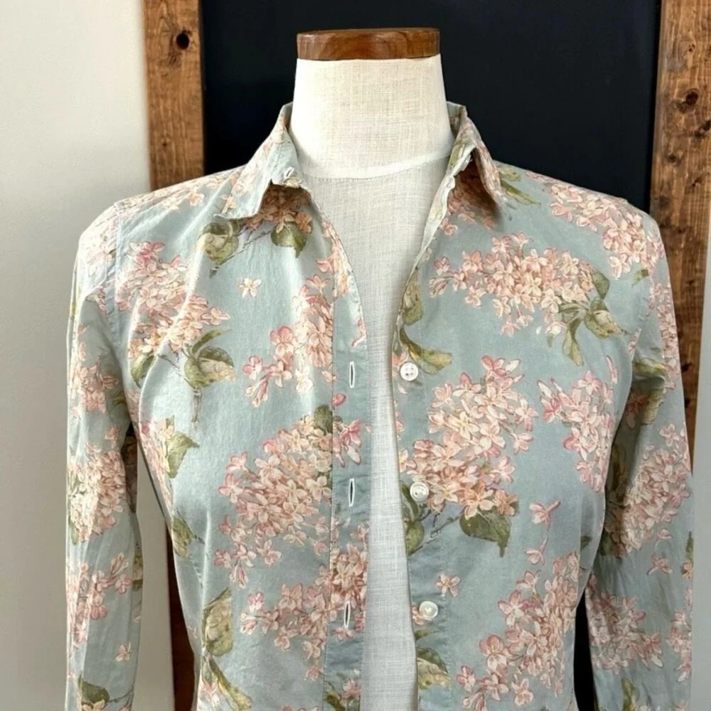 Liberty Art Fabric + Brooks Brother’s Floral Button-Front Long-Sleeve Shirt - Picture 4 of 11
